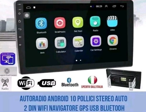 Autoradio android pollici - 10,
