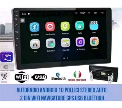 Autoradio android pollici - 10,