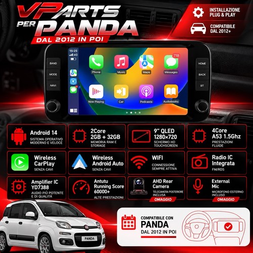 Autoradio android 15 per - 9”,