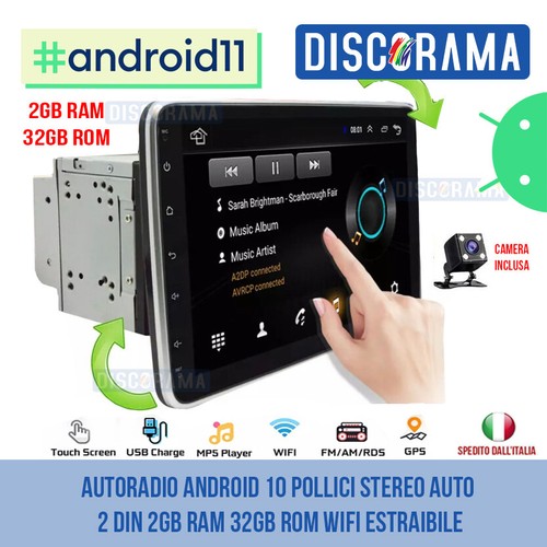Autoradio android pollici - 10,